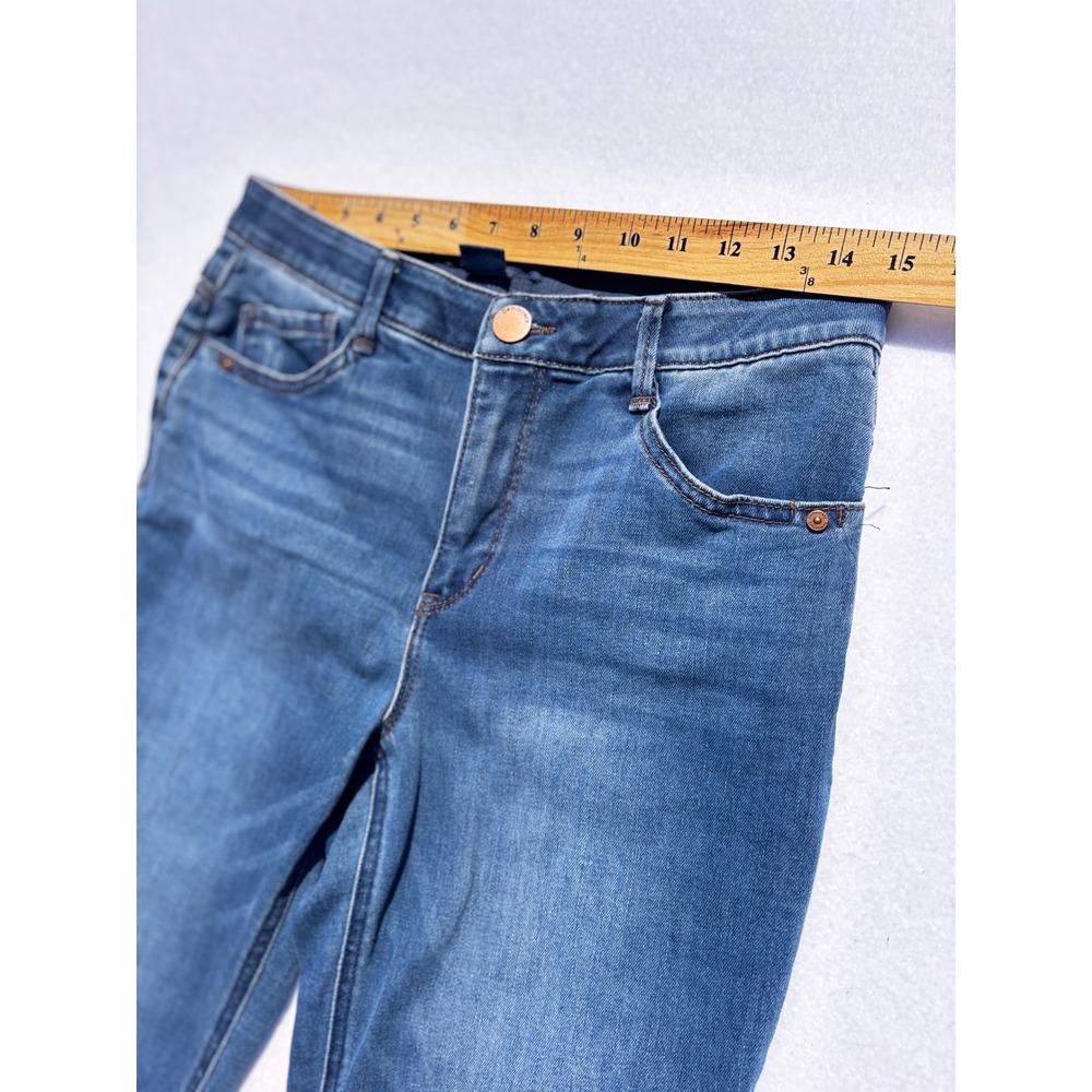 Democracy Ab solution High Rise Bootcut Jeans Medium Wash Blue Size 10 - Picture 8 of 13
